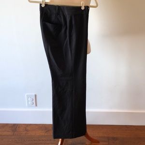 Ann Taylor fully lined shiny black trousers